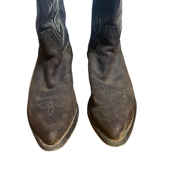 Double H Womens Buckaroo Boots Old Town DH5211 Size 9 M Brown Western Rodeo - Picture 3 of 14